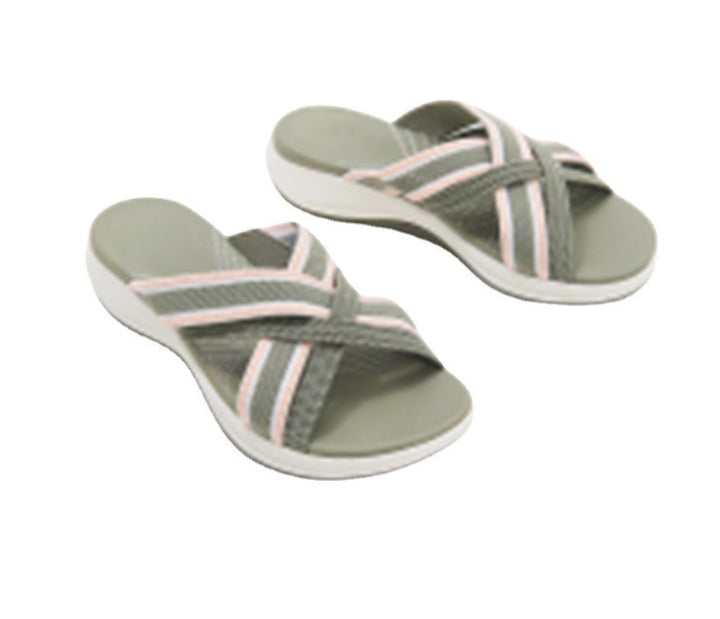 Dame komfort-sandaler med justerbare stropper og ergonomisk fodseng Stilla