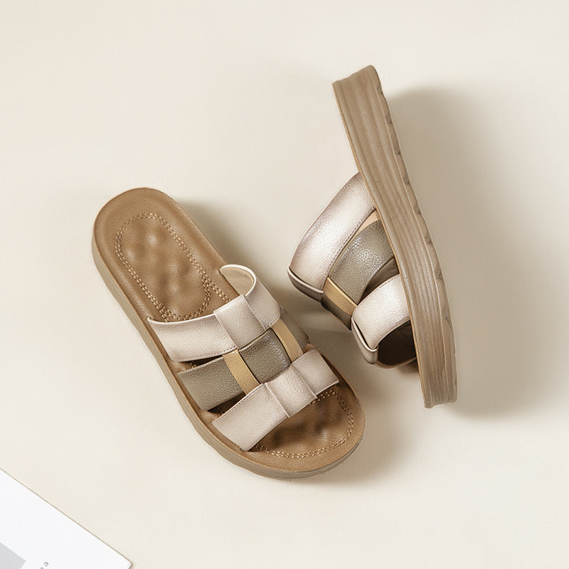 Femme Comfort Slide Sandaler med polstret fodseng Stilla