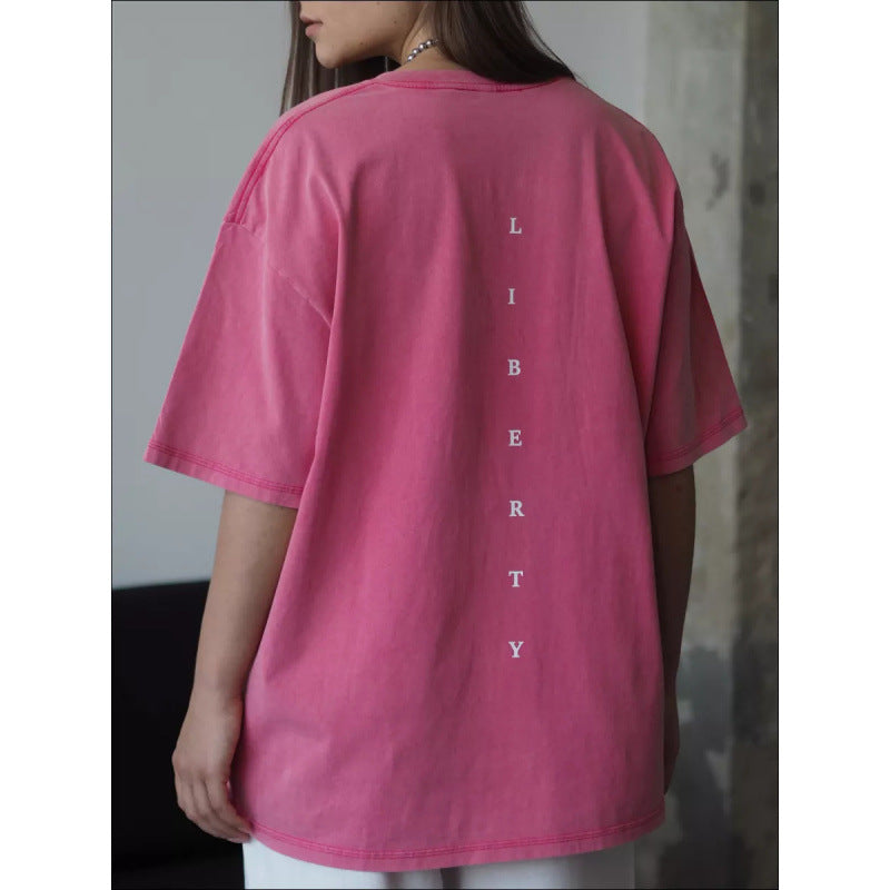 Dame T-shirt med inspirerende citatdesign Stilla
