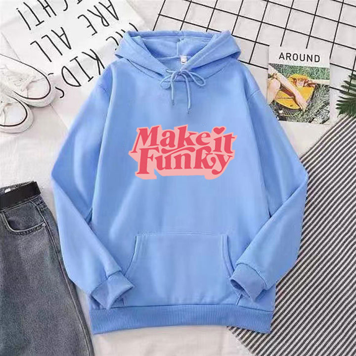 Dame hoodie med legende print Skovae