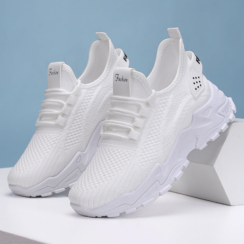 Dame Sporty fritidssneakers med åndbar netstruktur og dæmpende sål Stilla
