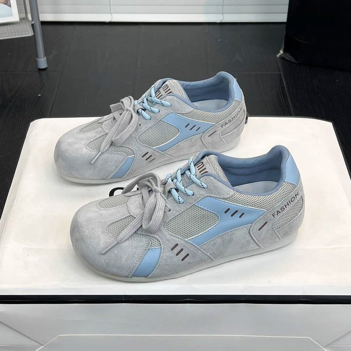 Dame mode Sneakers i sporty design med funktionel materialmix Stilla
