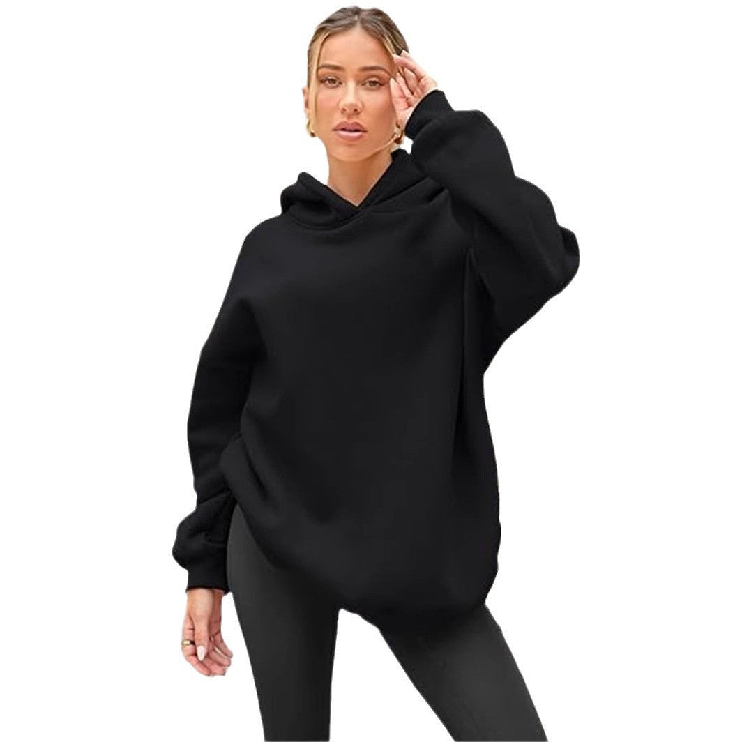 Women's hoodie sweatshirt with inspiring print and comfortable fit Skovae
