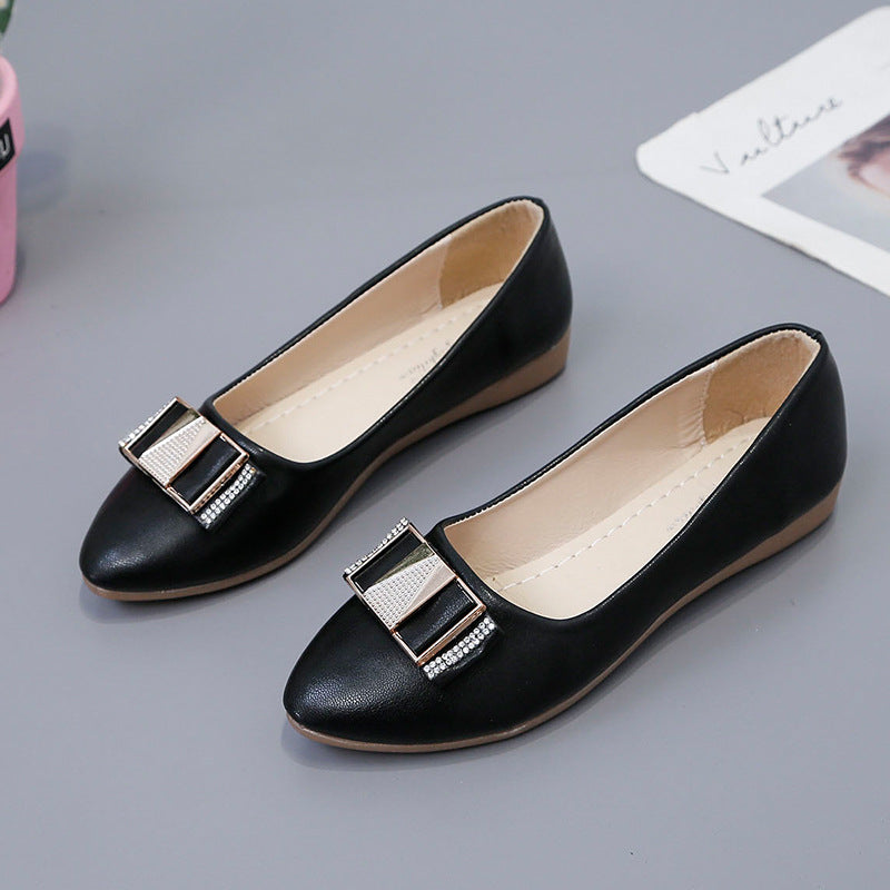 Dame elegante Ballerinas med mode smykke detalje Stilla
