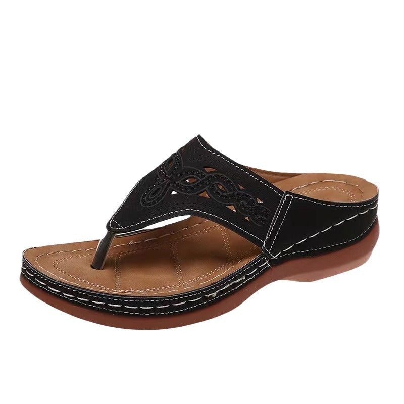 Dame Open-Toe Komfort Slide Sandaler Stilla