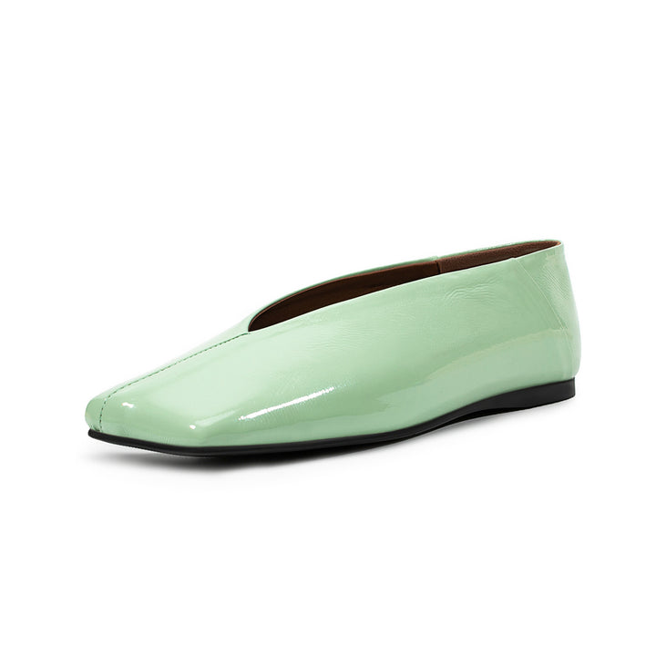 Femme Quadrat-Tå Slip-On Ballerinas  Stilla