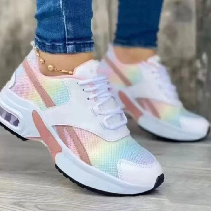Dame Sporty Sneakers med åndbart overmateriale og stødabsorberende sål Stilla