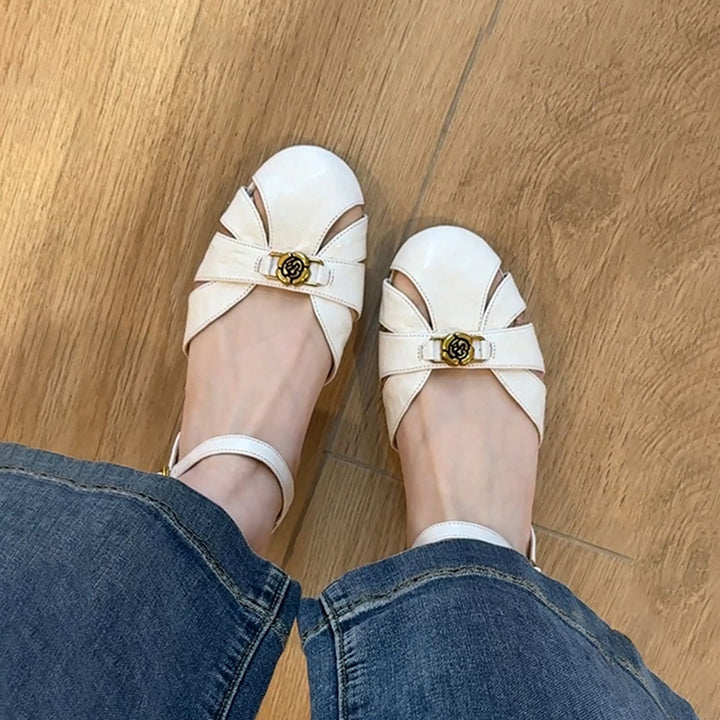 Dame elegante flade Slingback sko Stilla