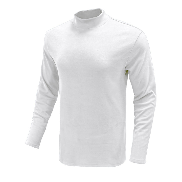 Herrer langærmet T-shirt med høj krave og funktionelt design Stilla