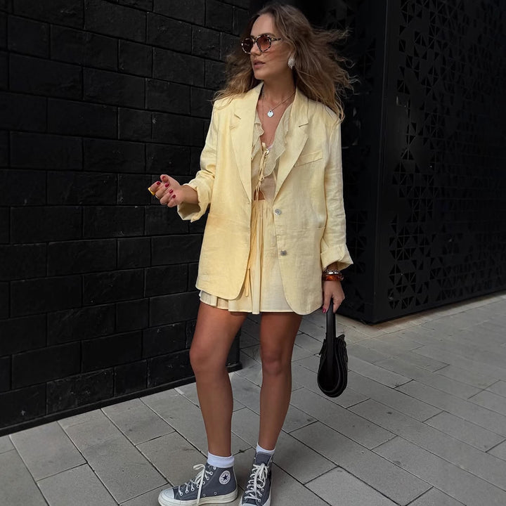 Dame blazer med afslappet pasform Stilla