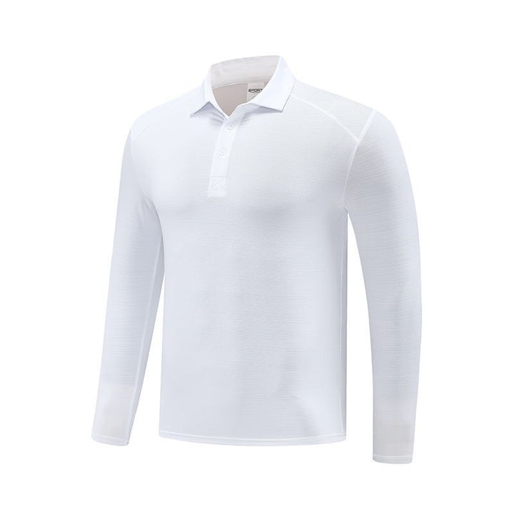 Herren Funktionspoloshirt med lange ærmer og åndbare egenskaber Stilla