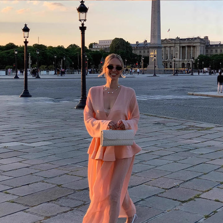 Dame elegant bluse med vidt snit og rynkedetaljer Stilla
