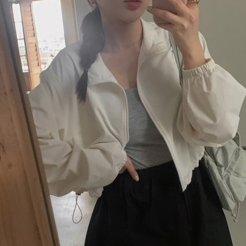 Dame letvægts cropped overgangsjakke Stilla
