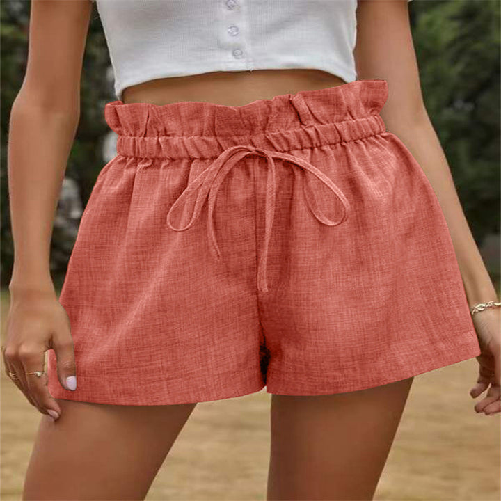 Dame Afslappede Elastiske Talje Fritids Shorts Stilla