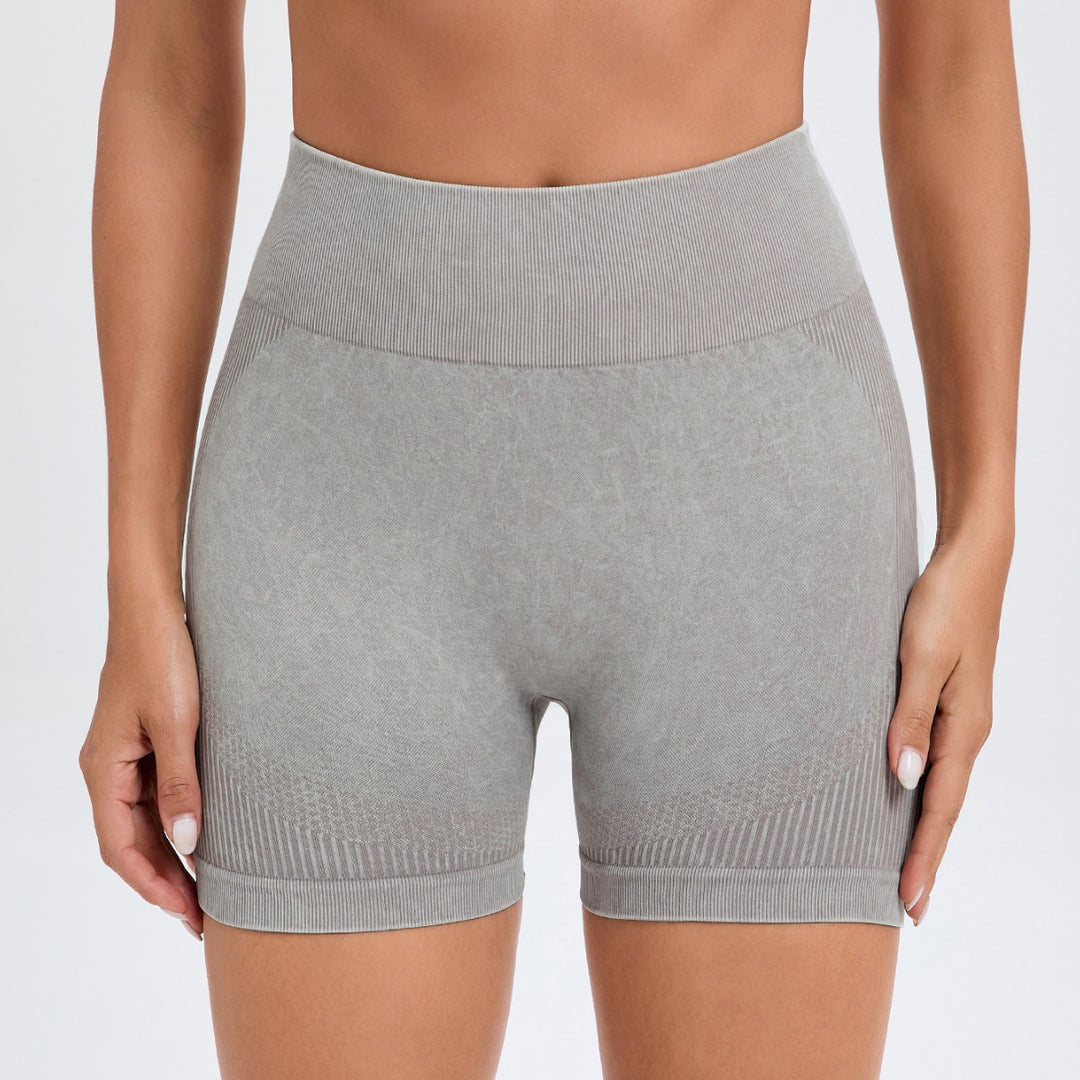 Dame sportshorts med høj talje og åndbart materiale Stilla