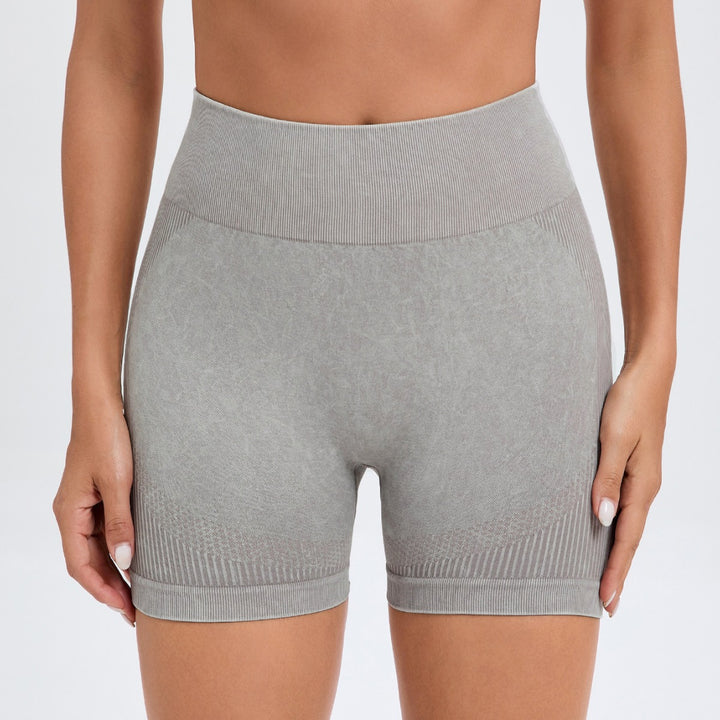Dame sportshorts med høj talje og åndbart materiale Stilla