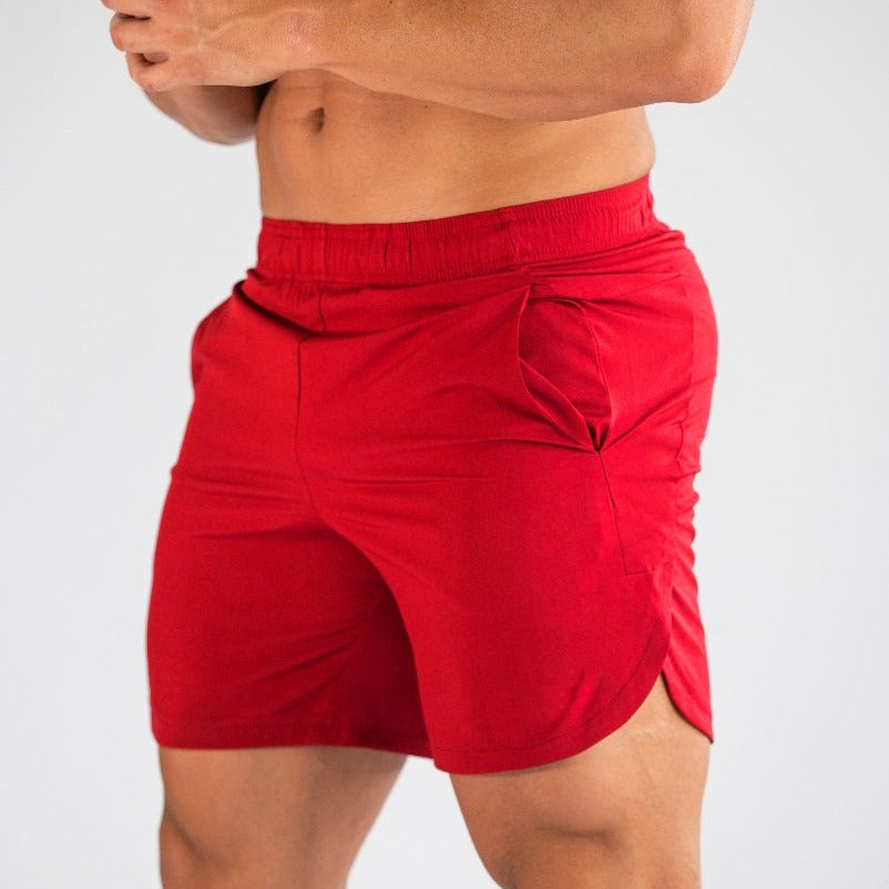 Herrer Sportlige funktionsshorts med elastisk talje og sidelommer Stilla