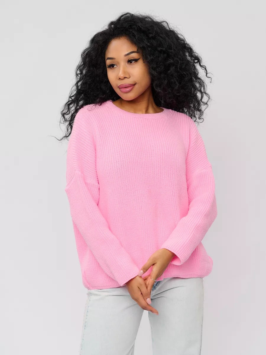 Dame Oversized Striktrøje Stilla