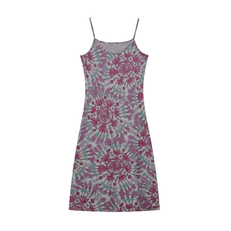 Dame Floral Print Natkjole Stilla