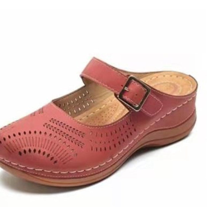 Dame Komfort Læder Clogs Sandaler Stilla