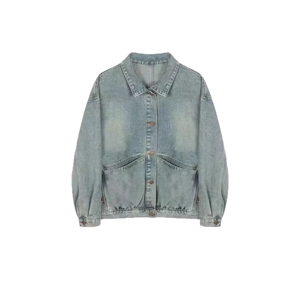 Kvinders afslappede oversized denimjakke Stilla