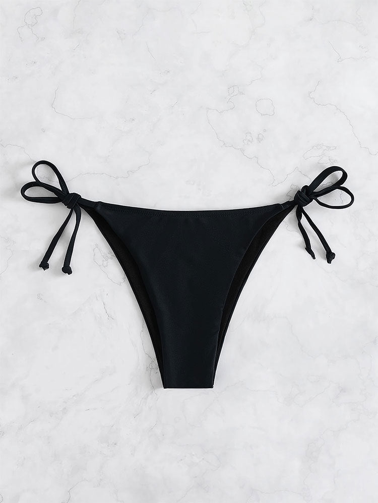 Dame triangel-bikini med raffinerede bindebånd Skovae 1778572922