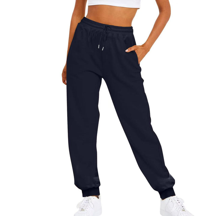 Kvindernes komfortable joggingbukser med elastisk talje og sidelommer Skovae