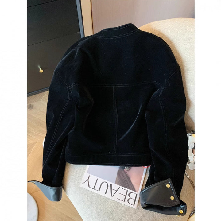 Femme Luxe Velour Motojakke Stilla