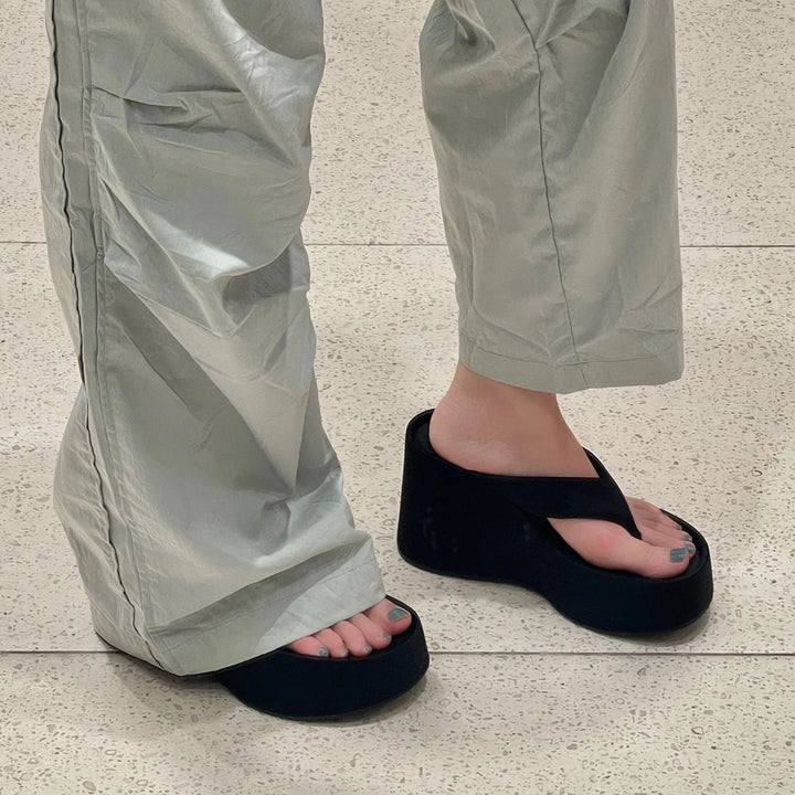Dame stilfulde Plateau-sandaler Stilla