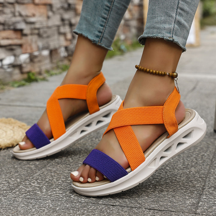 Dame Sportliche Sandaler med justerbart remsystem og luftig sål Stilla