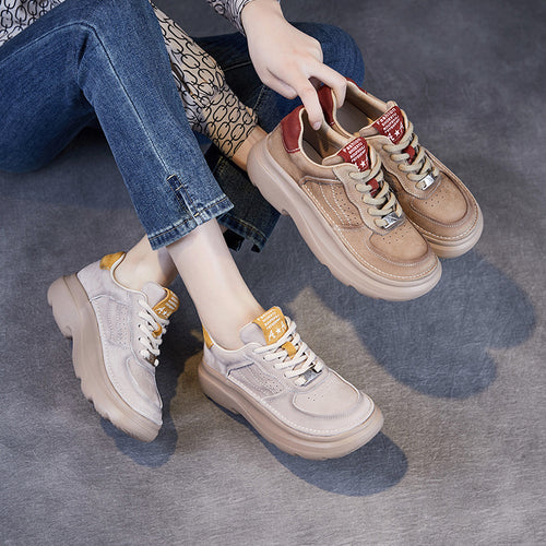 Herrer Casual Chunky Sneakers med let design Stilla