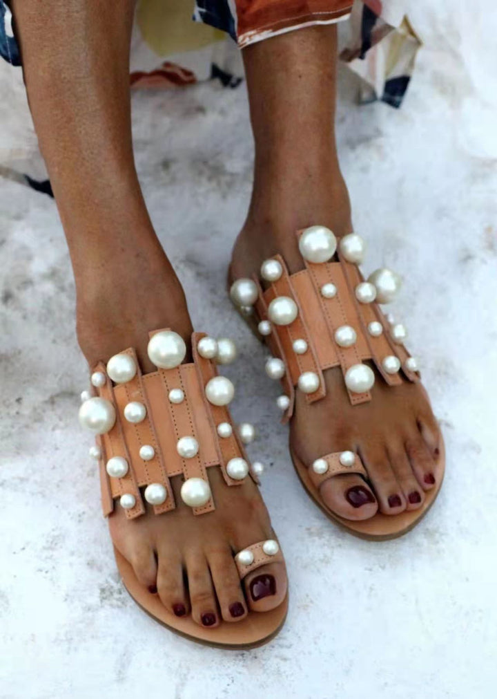 Dame Perlespil Sandaler med moderne dekordesign Stilla