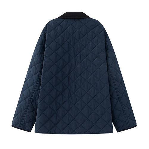 Dame quilted oversized jakke med funktionelle lommer Stilla