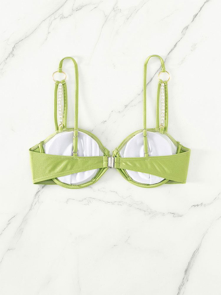 Dame Bikini-top med glitrende smykkedetaljer Stilla