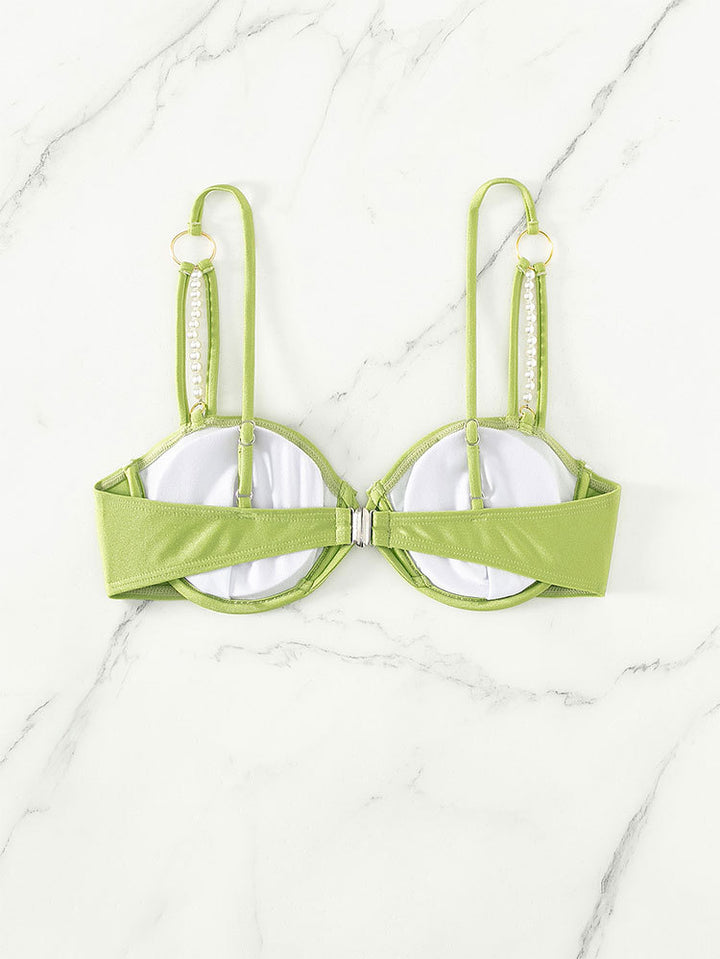 Dame Bikini-top med glitrende smykkedetaljer Stilla