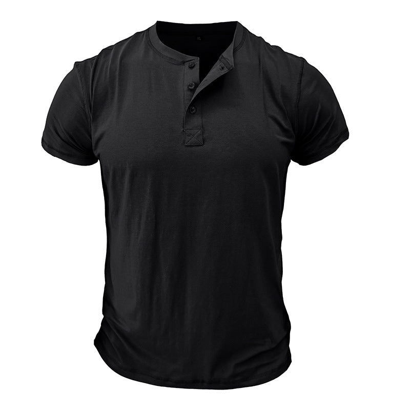 Herren Kortærmet Skjorte med Knapliste Stilla