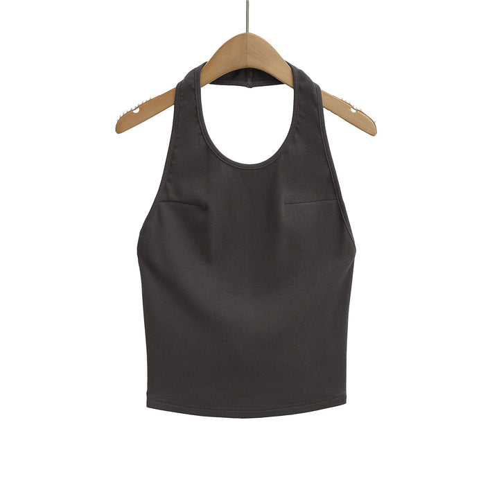 Dame Sports Tanktop med smarte brystlommer og åndbart materiale Stilla