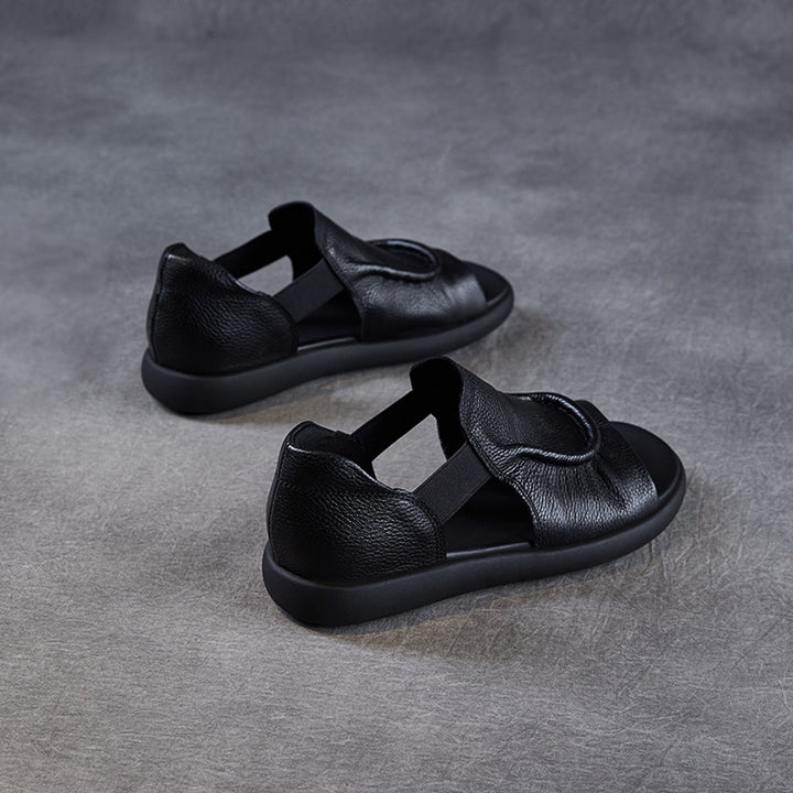 Dame Open-Toe Komfort Sandaler med justerbar rem Stilla
