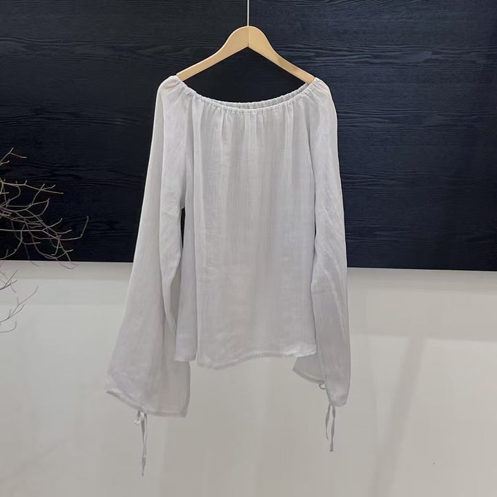 Damer Off-Shoulder klokkeærmer bluse Stilla