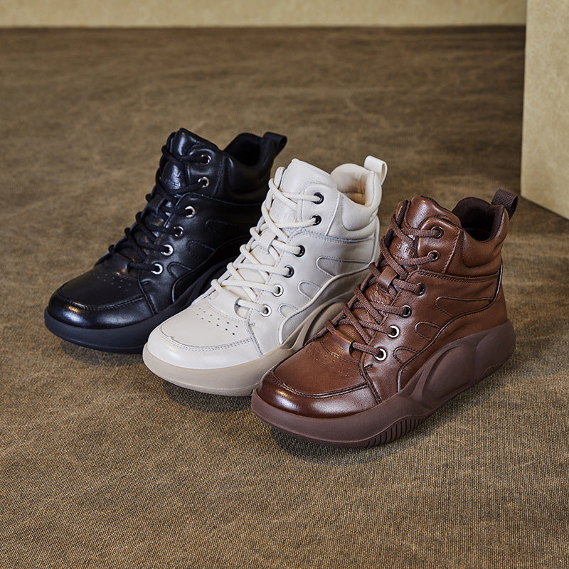 Dame High-Top Let Komfort Sneakers med Polstring Stilla
