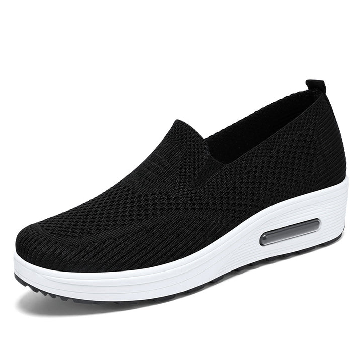 Dame Sporty Slip-On Sko med åndbart Mesh-Overmateriale Stilla