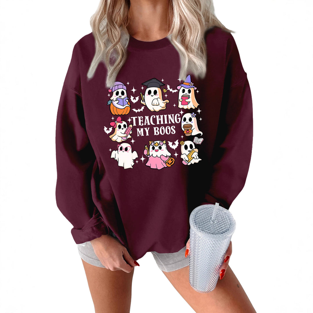 Dame sweatshirt med legende Halloween design og afslappet pasform Stilla