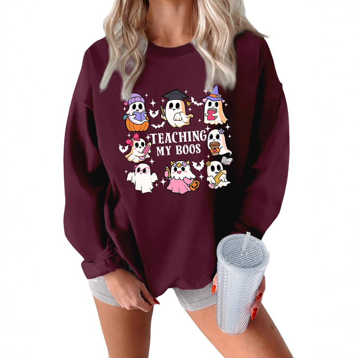 Dame sweatshirt med legende Halloween design og afslappet pasform Stilla