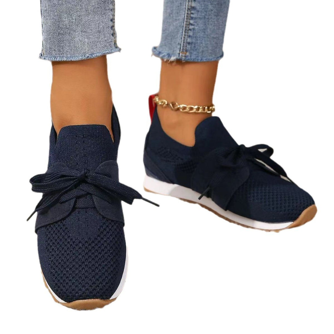 Damer let sneakers med åndbart overmateriale og elastiske bånd Stilla