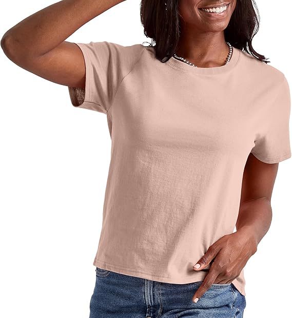 Dame Kortærmet T-shirt med Rund halsudskæring og behagelig bæreoplevelse Stilla