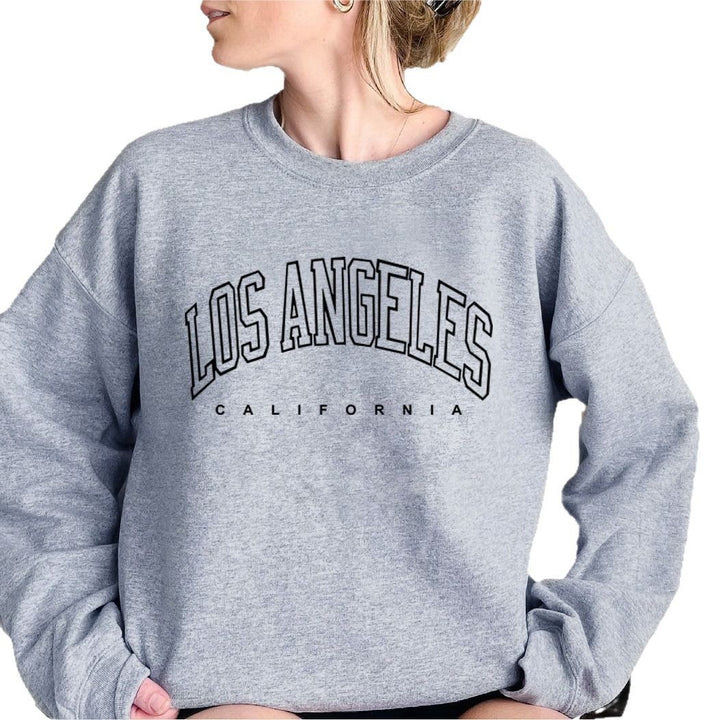 Kvinders sweatshirt med kreativ tekst og afslappet snit Stilla