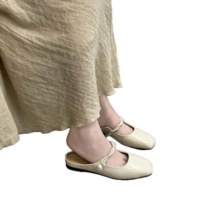 Dame elegante Mules med modisk spænde dekoration og behagelig fodseng Stilla