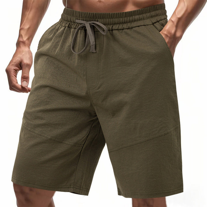 Herrer fritids-shorts med elastisk talje og sidelommer Stilla