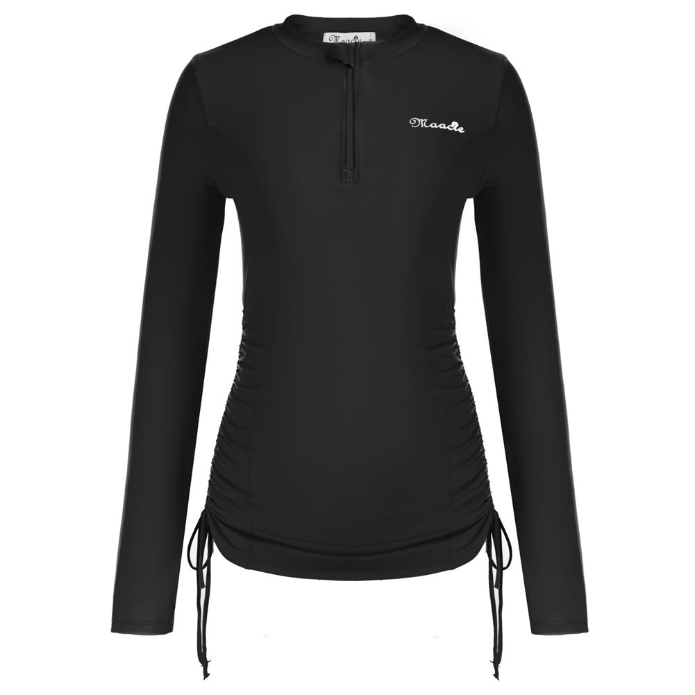 Dame Langærmet Rashguard med Snøre og UV-Beskyttelse Stilla