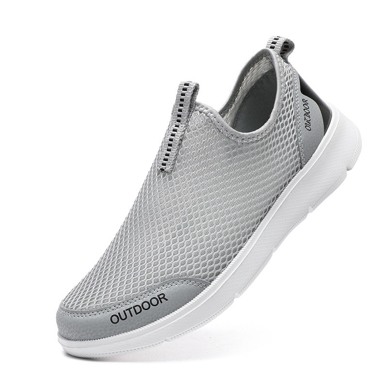 Herrer åndbare Outdoor Slip-On Sneakers Stilla